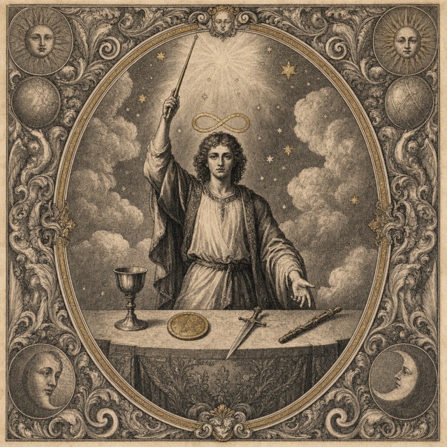 Carta O Mago (número 1)