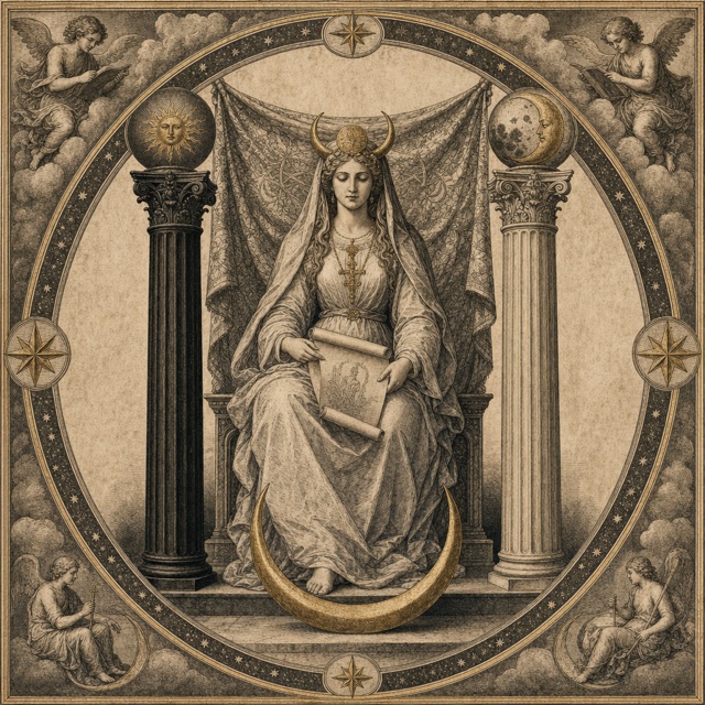 Carta A Sacerdotisa (número 2)
