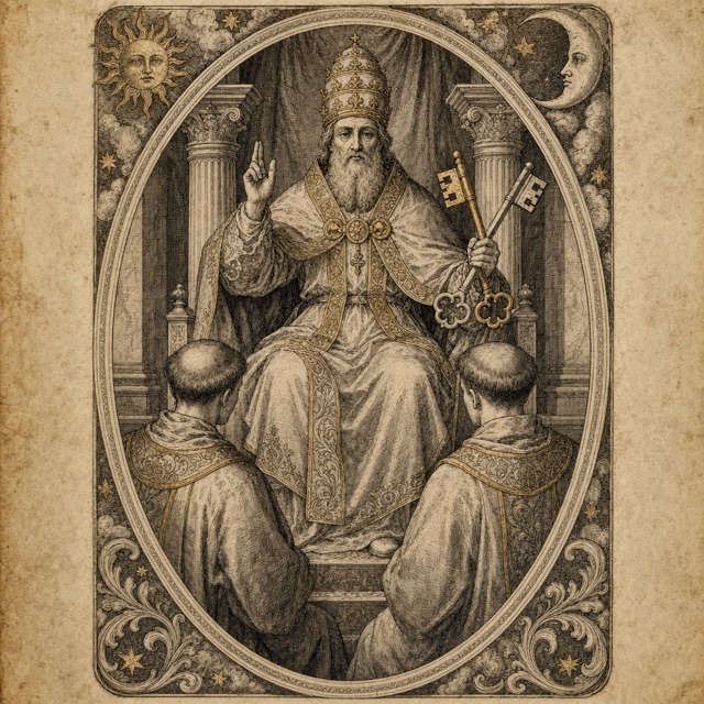 Carta O Hierofante (número 5)
